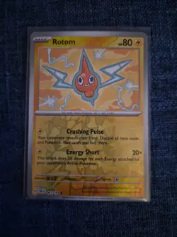 Pokemon Surging Sparks Rotom Reverse Holo Common Card 061/191 NM - Image 1