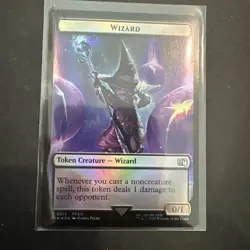 Bird (0017) | Wizard (0015) Double-Sided Token - Foil - MTG: Final Fantasy - FIN - Image 2