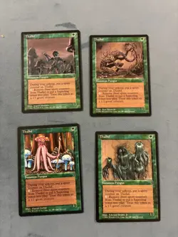 Thallid, 4x mixed art/all, Fallen Empires, MtG Magic the Gathering - Image 1