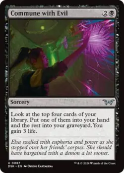 Commune with Evil Duskmourn: House of Horror [MTG] 87 - Image 1