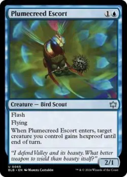 Plumecreed Escort Bloomburrow [MTG] 65 - Image 1