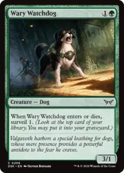 Wary Watchdog Duskmourn: House of Horror [MTG] 206 - Image 1