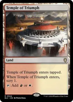 Temple of Triumph Commander: Bloomburrow [MTG] 344 - Image 1