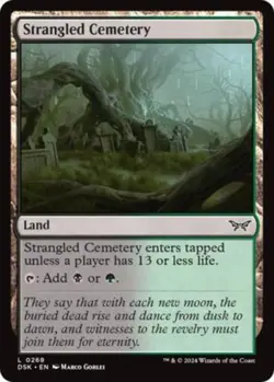Strangled Cemetery Duskmourn: House of Horror [MTG] 268 - Image 1