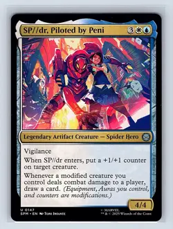 SP dr, Piloted by Peni #147 Regular Uncommon MTG 2025 Marvel's Spider-Man - Image 1