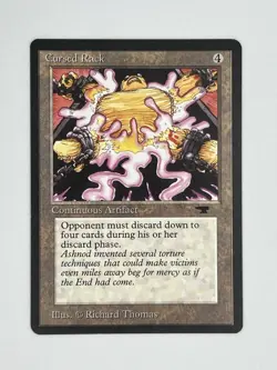 MTG CURSED RACK Antiquities Regular MT Magic The Gathering - Image 1