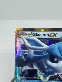 Pokemon TCG Glaceon EX 20/124 XY Fates Collide Ultra Rare LP - Image 2