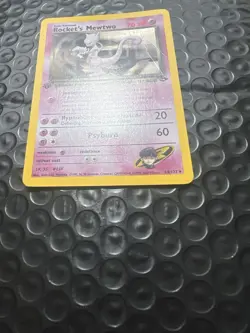 Pokemon: Rocket’s Mewtwo 1st Edition Holo 14/132 Gym Challenge Double Swirl - Image 5