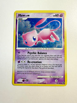 Pokemon TCG - Mew Holo SWIRL 💫 DPBP#182 - Secret Wonders English - LP - Image 1