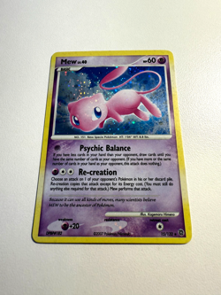 Pokemon TCG - Mew Holo SWIRL 💫 DPBP#182 - Secret Wonders English - LP - Image 3