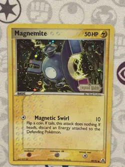 Magnemite 59/92 EX Legend Maker Reverse Holo Common Pokemon Card - LP - Image 1
