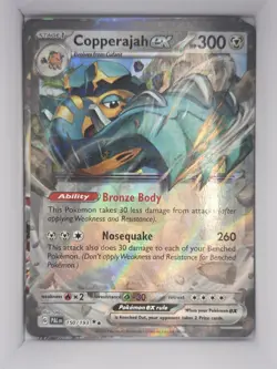 150/193 Copperajah ex - SV02 Paldea Evolved Holo Double Rare NM Pokemon - Image 1