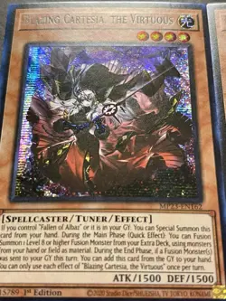 2x Blazing Cartesia, The Virtuous | MP23-EN162 | Prismatic Secret Rare | YuGiOh! - Image 2