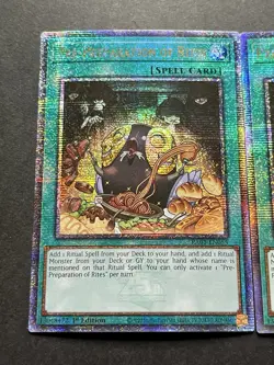 3x Pre-Preparation Of Rites | RA01-EN055 | Quarter Century Secret Rare | YuGiOh! - Image 3