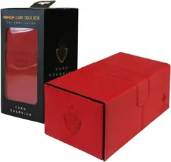 Double Deck Card Box Red for 200+ Cards TCG Magic Yugioh Sports Storage - Image 3