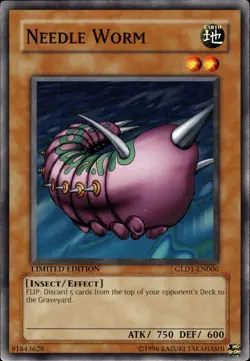 Needle Worm - Limited Edition GLD1-EN006 - LP - YuGiOh - Image 1