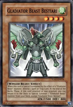Gladiator Beast Bestiari - TU01-EN016 - NM - YuGiOh - Image 1