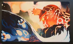 Kyogre Groudon - Custom Pokemon Playmat - Card Gaming 23X 14 - Large Mouse Pad - Image 1