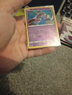 Stamped Mewtwo 056/172 Reverse Holo Brilliant Stars Pokemon Card Sealed Promo - Image 3