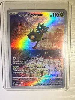 Teal Mask Ogerpon 123 Sv: Scarlet & Violet Promo Cards Holo - Image 1