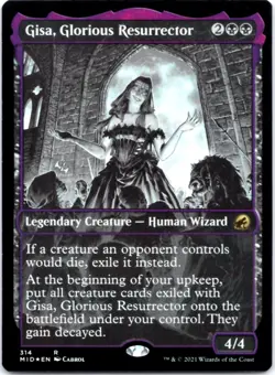 Gisa, Glorious Resurrector (Showcase) - FOIL - Innistrad: Midnight Hunt - 314 NM - Image 1