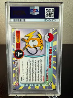Pokemon 2000 Topps Chrome Raichu Spectra PSA 6 Excellent-Mint #26 - Image 2