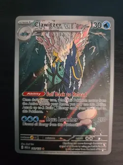 Clawitzer 141/132 Pokemon Mega Evolution 2025 IR - Image 1