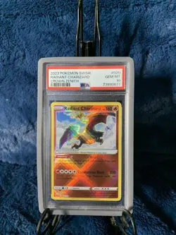 2023 Pokemon Sword & Shield Crown Zenith Radiant Charizard #020 PSA 10 Gem Mint - Image 1