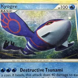 Pokemon TCG Kyogre Call of Legends 12/95 Holo Holo Rare MP - Image 2