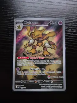 NEW Alakazam 009 Mega Evolution Pokemon Center Stamped Promo NM - Image 1