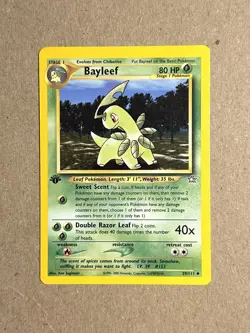 Pokemon TCG - Bayleef (29/111) Neo Genesis 1st Edition - Regular Rare - LP - Image 3