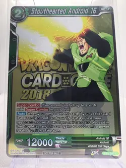 Stouthearted Android 16 BT3-068 C 2018 Championship Dragon Ball Ball Super Card - Image 1