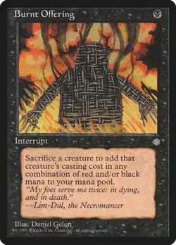 Burnt Offering - ICE - Near Mint MTG - Image 1