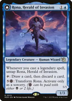 1x Rona, Herald of Invasion - NM - March of the Machine - SPARROW MAGIC - Image 1