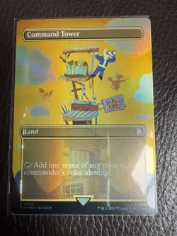 Mtg PIP Fallout- Command Tower -Foil-NM - Image 1