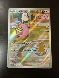 2024 Scarlet & Violet Twilight Masquerade Chansey Illustration Rare #187/167 - Image 1