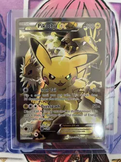 Pikachu EX XY124 Promo Pokemon TCG 2016 (NM) - Image 1