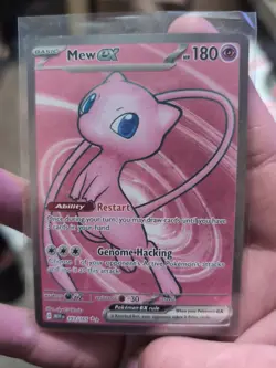Pokemon Mew ex 193/165 Missing Ink Layer Error Sv: Scarlet & Violet 151 Holo - Image 1