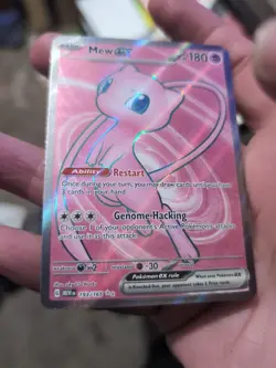 Pokemon Mew ex 193/165 Missing Ink Layer Error Sv: Scarlet & Violet 151 Holo - Image 5
