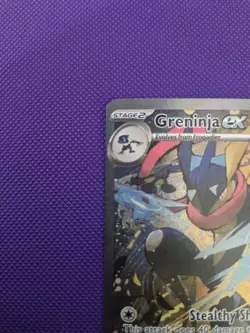 Pokemon Scarlet & Violet Promo Greninja EX SVP 132 Special Illustration Rare - Image 4