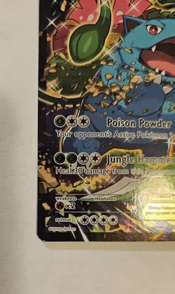 Pokemon Venusaur EX XY123 Black Star - Image 2
