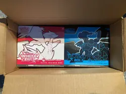 White Flare & Black Bolt Pokemon Center Elite Trainer Box ETB Sealed - Image 1