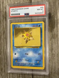 PSA 8 1999 Pokemon Game Staryu - Image 1