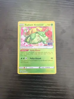 Radiant Venusaur 004/078 Pokemon GO Holo - Image 1