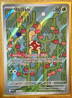 Pokemon TCG Shuckle Illustration Rare 136/132 Mega Evolution IR NM English - Image 1