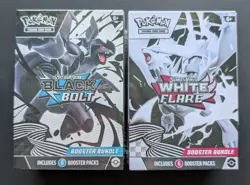Pokemon Black Bolt and White Flare Booster Bundle Set of 2 Factory Sealed - Image 1