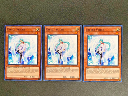Effect Veiler x3 SDAZ-EN018 Common 1st Edition Near Mint Yu-Gi-Oh Playset - Image 1