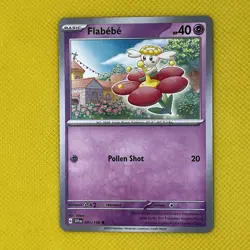 Flabebe 091/198 Common Scarlet & Violet 2023 Pokemon Card NM - Image 1