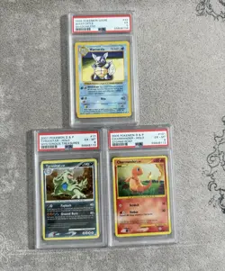 2009 Pokemon PSA Graded Card Set - Charizard, Blastoise, Pikachu - Image 2