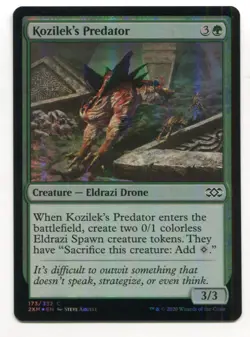 Magic The Gathering MTG Double Masters Foil Card #173 Kozilek's Predator - Image 1